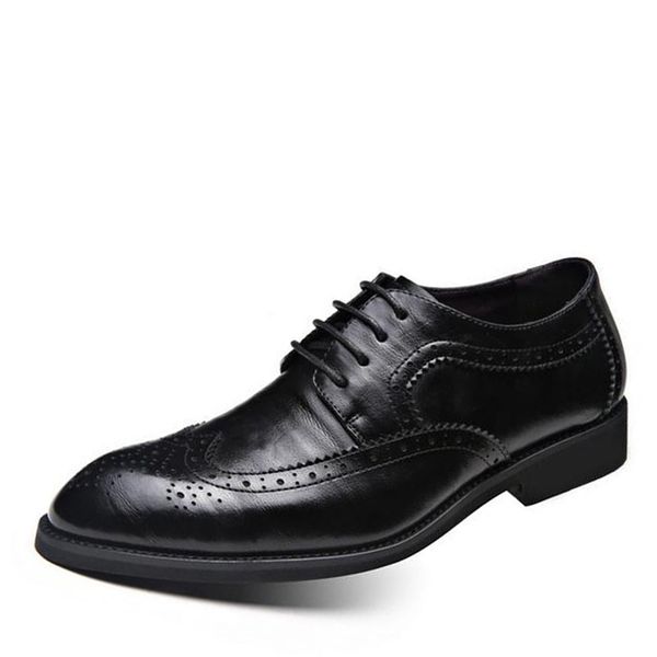 new bullock genuine leather men shoes brogues slip on bullock business men oxfords shoes flats plus size 39-48, Black
new bullock genuine leather men shoes brogues slip on bullock business men oxfords shoes flats plus size 39-48, Black