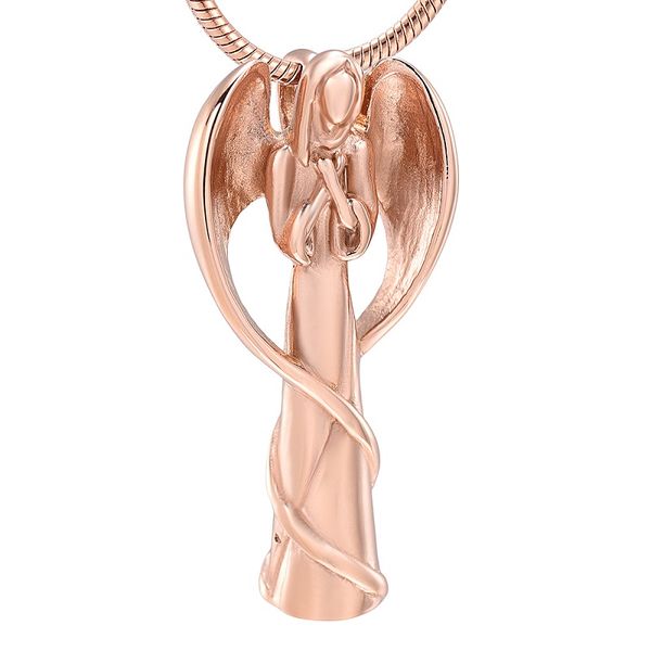 ijd9739 rose gold angel lady ashes holder keepsake stainless steel cremation pendant memorial urn necklace funeral urn jewelry accessories, Silver
ijd9739 rose gold angel lady ashes holder keepsake stainless steel cremation pendant memorial urn necklace funeral urn jewelry accessories, Silver
