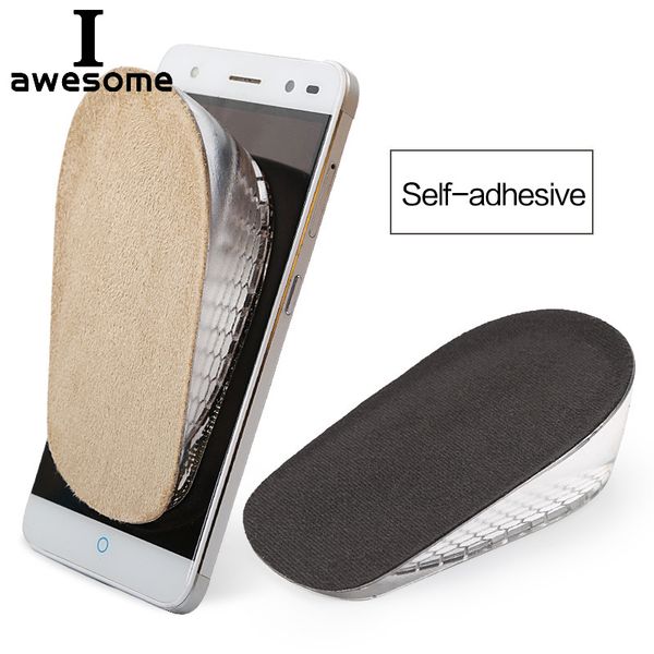 gel orthopedic insoles for men women heel lift taller height increase cushion shoes back pads shoe half height increasing insert, Black
gel orthopedic insoles for men women heel lift taller height increase cushion shoes back pads shoe half height increasing insert, Black