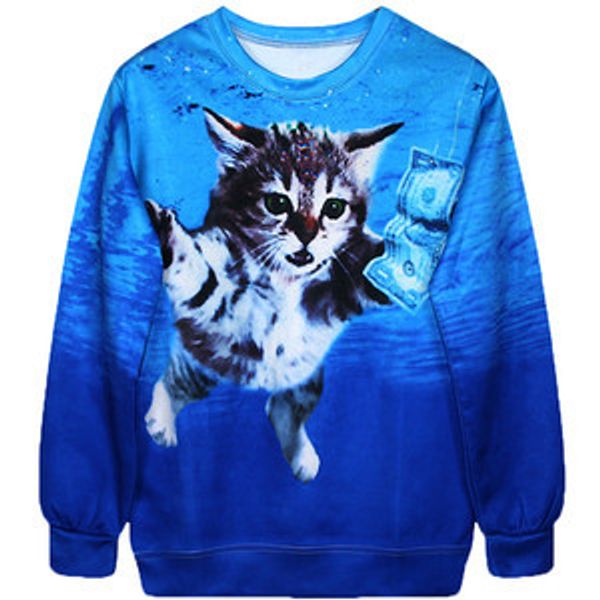 men's wear 3 d undersea cat printed long - sleeved jacket fashion brand men's jacket, Black
men's wear 3 d undersea cat printed long - sleeved jacket fashion brand men's jacket, Black
