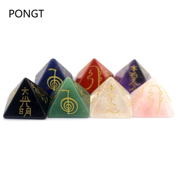 natural quartz carving stone crystal pyramid pendulum 7 chakra pyramid reiki energy pendulos therapy healing stone jewelry, Silver
natural quartz carving stone crystal pyramid pendulum 7 chakra pyramid reiki energy pendulos therapy healing stone jewelry, Silver