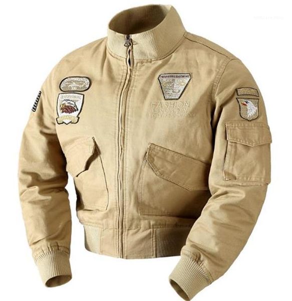force designer casual jacket long sleeve tooling clothing fashion large size coat mens air, Black;brown
force designer casual jacket long sleeve tooling clothing fashion large size coat mens air, Black;brown