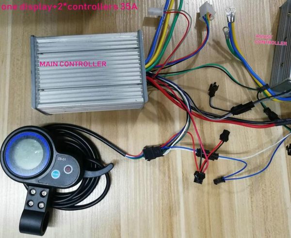1*lcd display with shifter+2*controllers 48v52v60v35a 9mosfet for electric bike scooter mobility tricycle diy part mtb accessory
1*lcd display with shifter+2*controllers 48v52v60v35a 9mosfet for electric bike scooter mobility tricycle diy part mtb accessory
