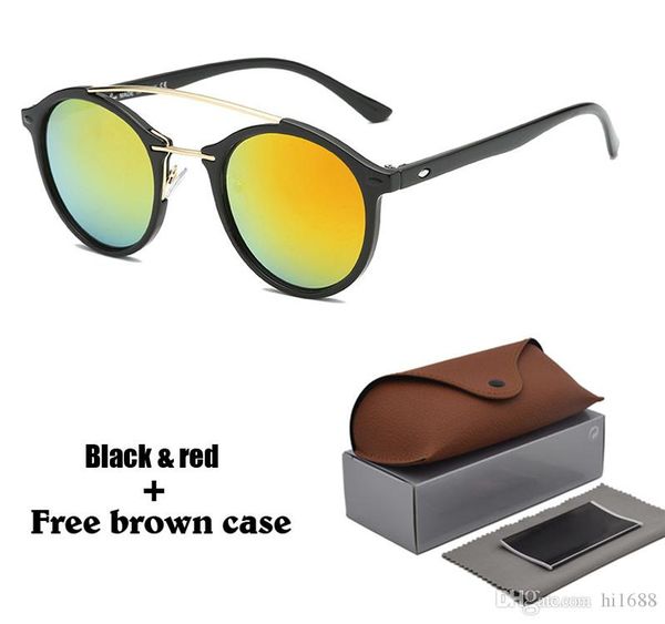 1pcs wholesale - fashion sunglasses men women brand design retro round sun glasses gafas oculos de sol with retail box and case, White;black
1pcs wholesale - fashion sunglasses men women brand design retro round sun glasses gafas oculos de sol with retail box and case, White;black