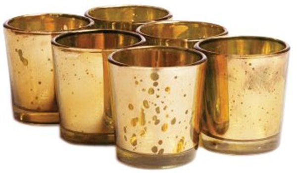 eco-friendly набор 24 bulk mercury wedding gold цвет стекла вотив держатель, usd49 0,92 для 24pcs / каждый 2 +0,08