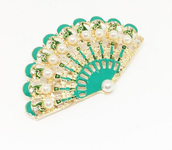 wholesale- new blue green chinese fan highlight pearl retro corsage brooch pin clothing accessories ing, Gray
wholesale- new blue green chinese fan highlight pearl retro corsage brooch pin clothing accessories ing, Gray