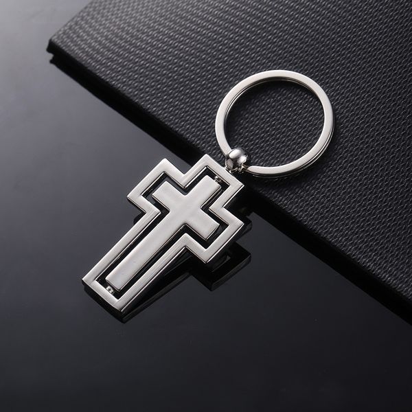 religious gifts metal keychain new personality rotating cross key chain car pendant activity by custom gift items, Slivery;golden
religious gifts metal keychain new personality rotating cross key chain car pendant activity by custom gift items, Slivery;golden