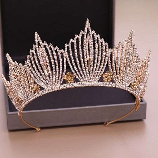 forseven baroque bridal tiaras and crowns crystal bride diadem headpiece ornament hair jewelry women wedding hair accessories jl, Golden;white
forseven baroque bridal tiaras and crowns crystal bride diadem headpiece ornament hair jewelry women wedding hair accessories jl, Golden;white