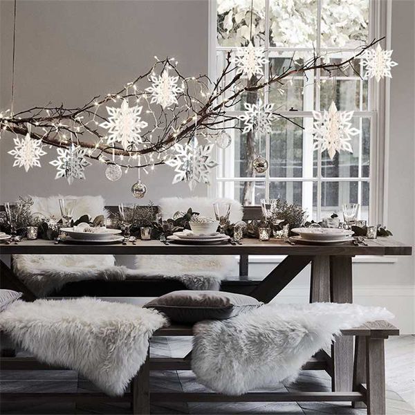 6pcs/set paperboard 3d hollow snowflake christmas decorations new year christmas garland tree ornaments navidad natal
6pcs/set paperboard 3d hollow snowflake christmas decorations new year christmas garland tree ornaments navidad natal