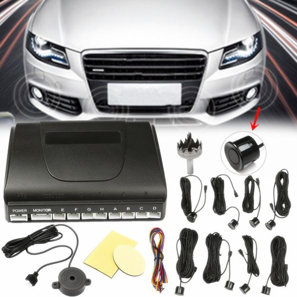 weatherproof car 8 parking sensors rear view reverse backup front & rear radar system kit set car parking assistance alarm
weatherproof car 8 parking sensors rear view reverse backup front & rear radar system kit set car parking assistance alarm