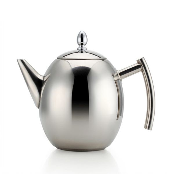1000/1500ml stainless steel teapot with filter l restaurant coffee kettle infuser heat resistant tea pot thick office teaware sets
1000/1500ml stainless steel teapot with filter l restaurant coffee kettle infuser heat resistant tea pot thick office teaware sets