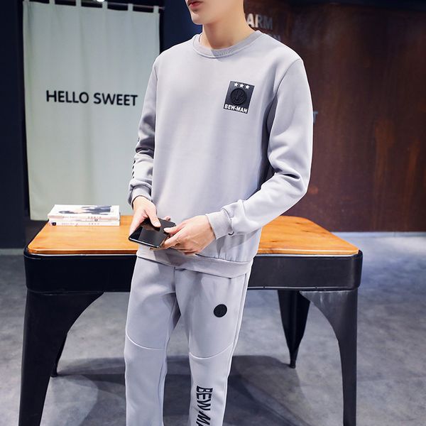 ywsrlm 2018 spring autumn men clothing set sportswear o-neck sweatshirts+pants 2pcs sets men's casual tracksuits size -3xl m07, Gray
ywsrlm 2018 spring autumn men clothing set sportswear o-neck sweatshirts+pants 2pcs sets men's casual tracksuits size -3xl m07, Gray