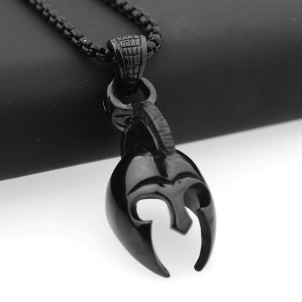 hipper 316l stainless steel black color general helmet pendant necklace rocker biker men's unisex's jewelry box link chain, Silver
hipper 316l stainless steel black color general helmet pendant necklace rocker biker men's unisex's jewelry box link chain, Silver