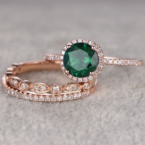 cluster rings zircon rose gold three piece ring in europe and american for women engagement jewelry anniversary, Golden;silver
cluster rings zircon rose gold three piece ring in europe and american for women engagement jewelry anniversary, Golden;silver