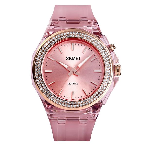 women's fashion quartz watches 5bar waterproof led backlight rhinestone inlaid dial transparent case strap 1553, Slivery;brown
women's fashion quartz watches 5bar waterproof led backlight rhinestone inlaid dial transparent case strap 1553, Slivery;brown