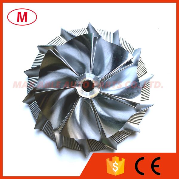 t04s 8635r p00767 62.30/86.15mm 7+7 blades performance turbo billet compressor wheel/aluminum 2618/milling wheel for racing turbocharger
t04s 8635r p00767 62.30/86.15mm 7+7 blades performance turbo billet compressor wheel/aluminum 2618/milling wheel for racing turbocharger