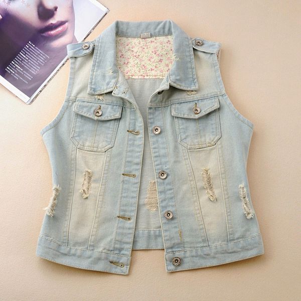 spring denim vest sleevelessshort jacket women fashion print hole jeans vest coat female loose harajuku vests denim jacket, Black;white
spring denim vest sleevelessshort jacket women fashion print hole jeans vest coat female loose harajuku vests denim jacket, Black;white