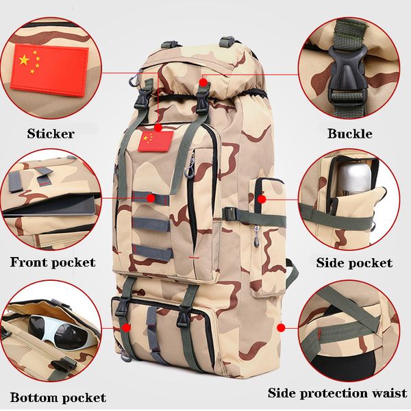 wholesale-skisp 80l large-capacity outdoor bag female men's mountaineering bag hiking backpack training camouflage large backpack
wholesale-skisp 80l large-capacity outdoor bag female men's mountaineering bag hiking backpack training camouflage large backpack
