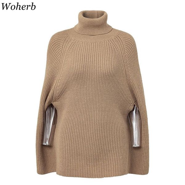 woherb turtlneck knitted women cloak sweater bat sleeve autumn winter female pullover sweater casual slim-fit ladies jumper, Black
woherb turtlneck knitted women cloak sweater bat sleeve autumn winter female pullover sweater casual slim-fit ladies jumper, Black