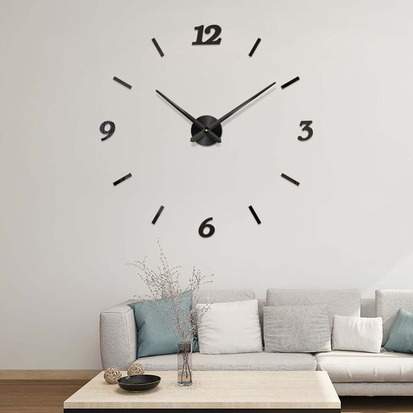 acrylic large wall clock sticker muted living room decorative self adhesive diy 3d wall clock modern design mirror stickers
acrylic large wall clock sticker muted living room decorative self adhesive diy 3d wall clock modern design mirror stickers