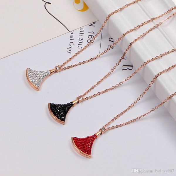 titanium steel full drill small fan pendant red crystal necklaces pendants for women fashion love necklace valentine's day gifts jewelr, Silver
titanium steel full drill small fan pendant red crystal necklaces pendants for women fashion love necklace valentine's day gifts jewelr, Silver