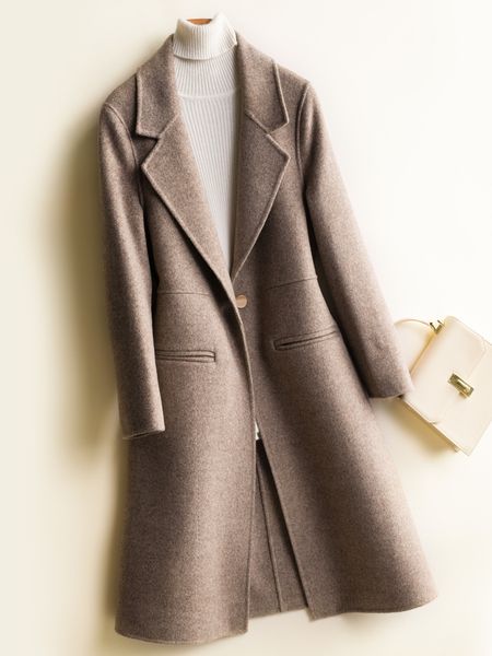 wool 100% coat female jacket autumn winter jacket women clothes 2020 double side woolen coats korean long jacket my4460 en s, Black
wool 100% coat female jacket autumn winter jacket women clothes 2020 double side woolen coats korean long jacket my4460 en s, Black