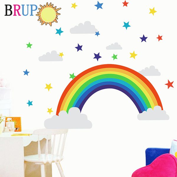 new colorful rainbow wall stickers for kids room furniture decoration home decor wall decals living room stickers poster murals
new colorful rainbow wall stickers for kids room furniture decoration home decor wall decals living room stickers poster murals