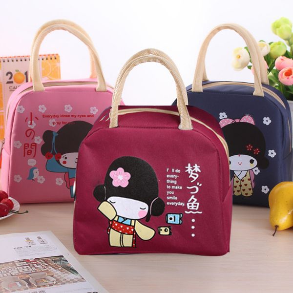 lunch bags for women insulated creative heat preservation bag cartoon cute portable nylon lunch box fashion storage bags, Blue;pink
lunch bags for women insulated creative heat preservation bag cartoon cute portable nylon lunch box fashion storage bags, Blue;pink