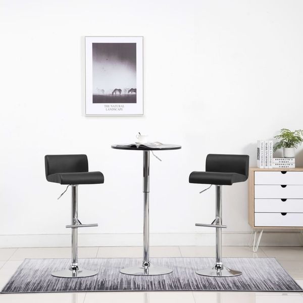 bar stools 2 pcs. synthetic leather black patio benches
bar stools 2 pcs. synthetic leather black patio benches
