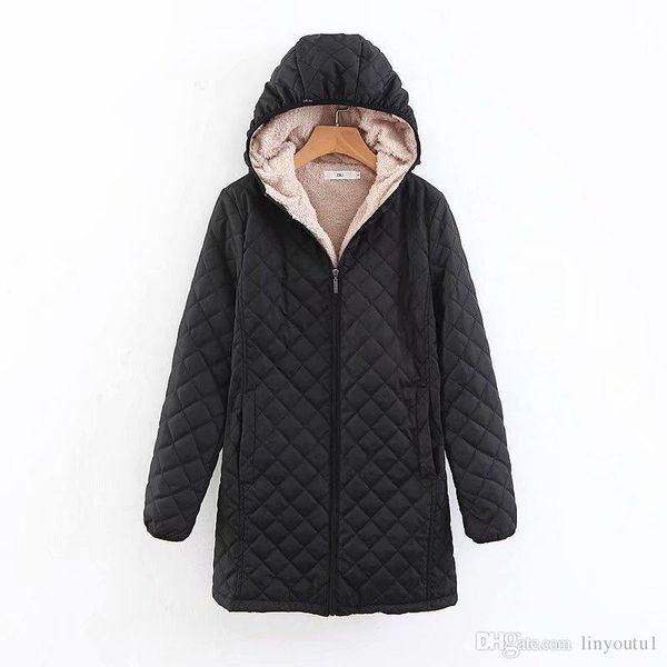 women coats fashion winter women long sleeve hooded sweatshirt coat warm thicken zipper outerwear hoodies jacket female coats, Black
women coats fashion winter women long sleeve hooded sweatshirt coat warm thicken zipper outerwear hoodies jacket female coats, Black