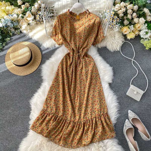 singrain summer women floral print dress vintage korean flower chiffon beach dress casual summer bohemian midi long ruffle, White;black
singrain summer women floral print dress vintage korean flower chiffon beach dress casual summer bohemian midi long ruffle, White;black