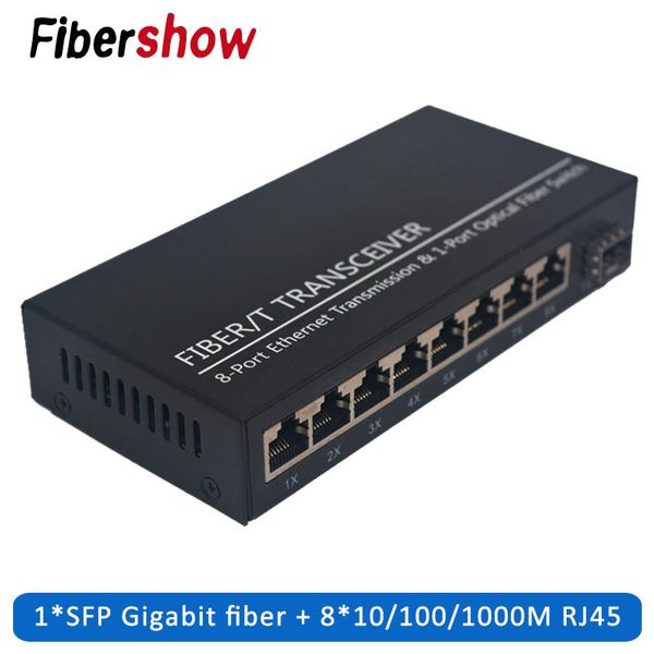 gigabit ethernet switches 10/100/1000m 8 rj45 1 sfp port fiber optical media converter ftth
gigabit ethernet switches 10/100/1000m 8 rj45 1 sfp port fiber optical media converter ftth