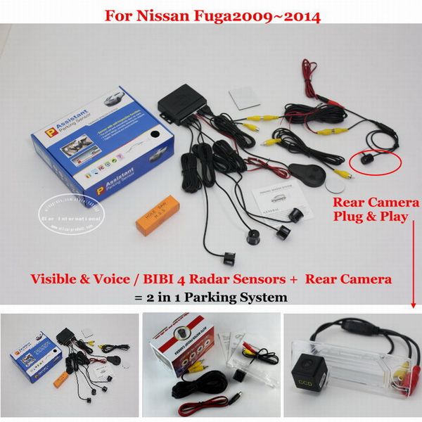 liislee for fuga 2009~2014 - car parking sensors + rear view camera = 2 in 1 visual / bibi alarm parking system
liislee for fuga 2009~2014 - car parking sensors + rear view camera = 2 in 1 visual / bibi alarm parking system