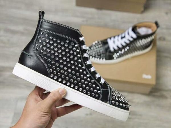 2019 designer brand studded spikes orlato flats shoes red bottom shoes for mens women party lovers genuine leather sneakers factory sale 35, Black
2019 designer brand studded spikes orlato flats shoes red bottom shoes for mens women party lovers genuine leather sneakers factory sale 35, Black