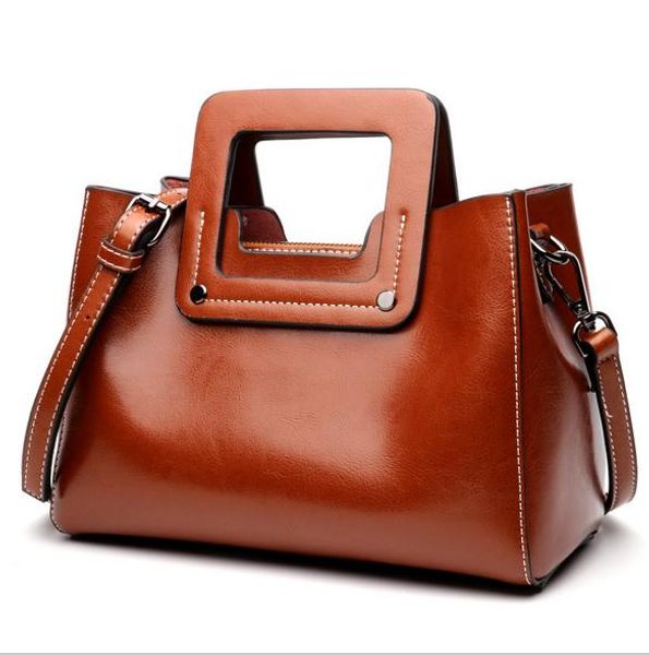 the est brand ladies high-end handbags designer oil wax leather solid color briefcase fashion celebrity shoulder bag ing
the est brand ladies high-end handbags designer oil wax leather solid color briefcase fashion celebrity shoulder bag ing