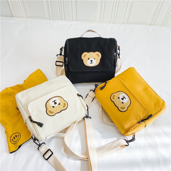 new style korean-style ins bear vintage sense shoulder bag cute girl's chic shoulder bag students postman canvas
new style korean-style ins bear vintage sense shoulder bag cute girl's chic shoulder bag students postman canvas