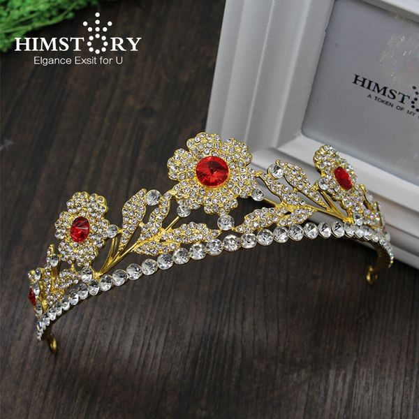 himstory new fashion elegance bridal tiaras crown flower red white crystal rhinestones vine wedding hair jewelry accessories, White;golden
himstory new fashion elegance bridal tiaras crown flower red white crystal rhinestones vine wedding hair jewelry accessories, White;golden
