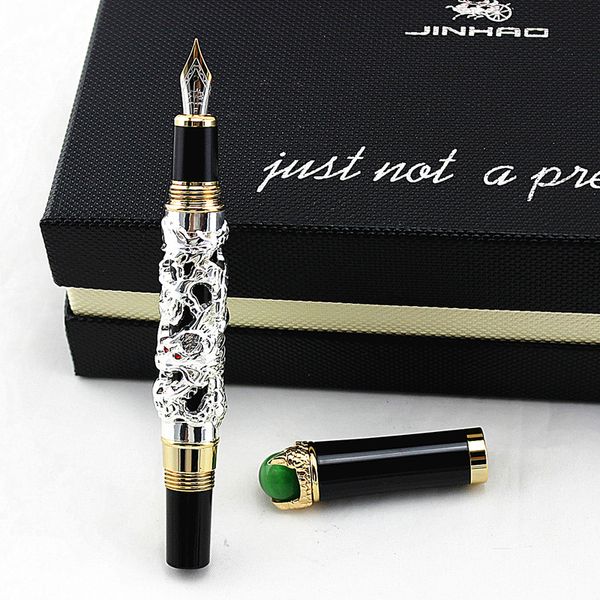 

jinhao green gem luxury eastern dragon gift pen business office pen fountain new