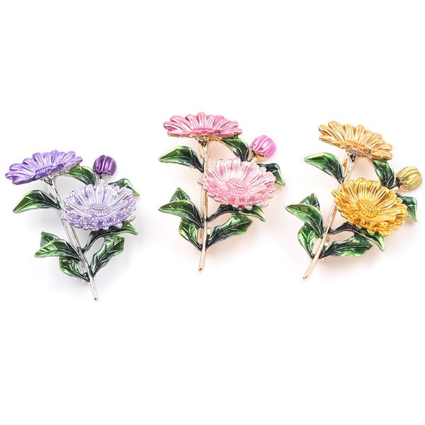 3 colors cute daisy & sun flower brooch enamel brooch chrysanthemum metal for women fashion bouquet clothes corsage pins jewelry, Gray
3 colors cute daisy & sun flower brooch enamel brooch chrysanthemum metal for women fashion bouquet clothes corsage pins jewelry, Gray