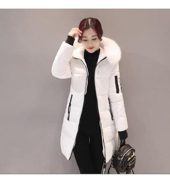 2019 new winter women basic jacket hooded thick warm medium long down cotton coat fashion long sleeve slim big yards parkas, Black
2019 new winter women basic jacket hooded thick warm medium long down cotton coat fashion long sleeve slim big yards parkas, Black
