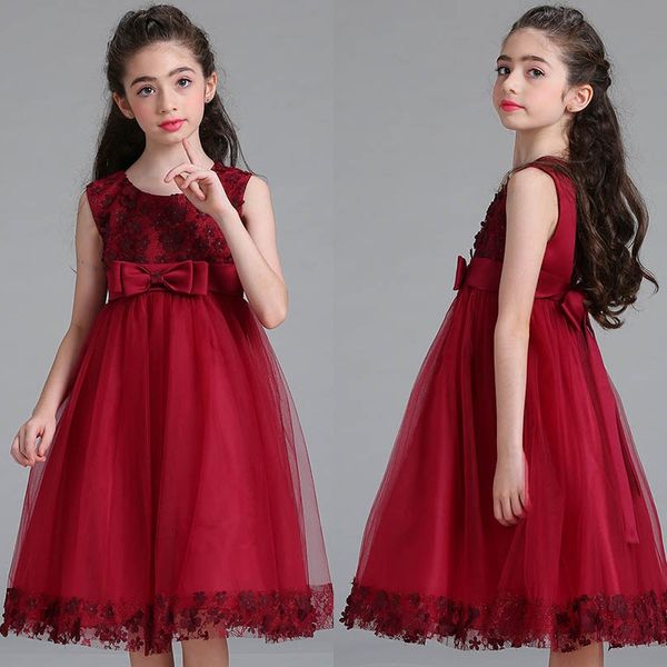 lace appliques draped sequined flowers girl dresses with ribbon bow sleeveless flower bow first communion dresses, White;blue
lace appliques draped sequined flowers girl dresses with ribbon bow sleeveless flower bow first communion dresses, White;blue
