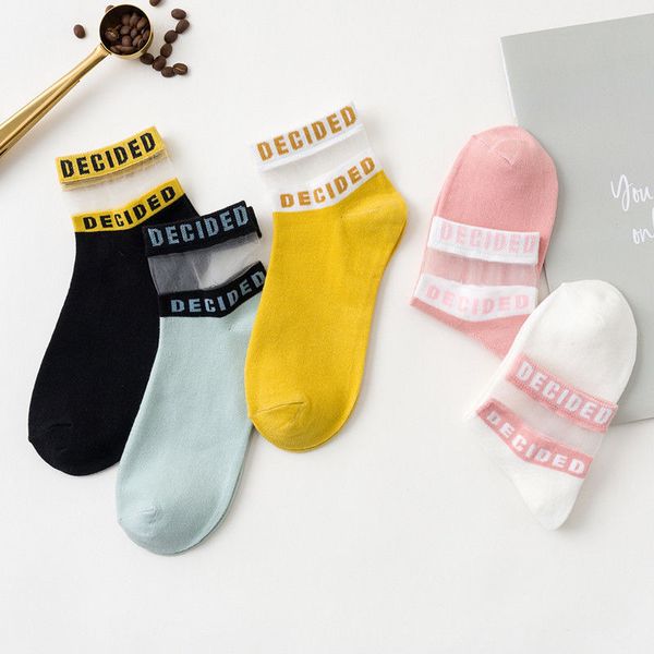 socks & hosiery 5 pairs/pack summer thin cotton women ankle transparent breathable cute female, Black;white
socks & hosiery 5 pairs/pack summer thin cotton women ankle transparent breathable cute female, Black;white