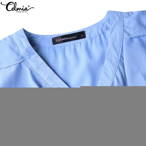 celmia stylish summer ruffled blouse women v neck long sleeve shirts female casual buttons street blusas plus size 5xl, White
celmia stylish summer ruffled blouse women v neck long sleeve shirts female casual buttons street blusas plus size 5xl, White
