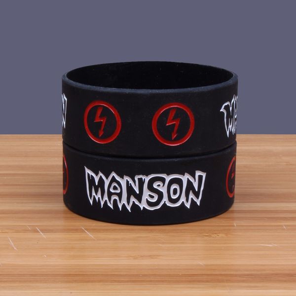 1pc marilyn manson silicone bracelets&bangles wide version band heavy metal music band prog/art rock silicone wristband sh281, Golden;silver
1pc marilyn manson silicone bracelets&bangles wide version band heavy metal music band prog/art rock silicone wristband sh281, Golden;silver