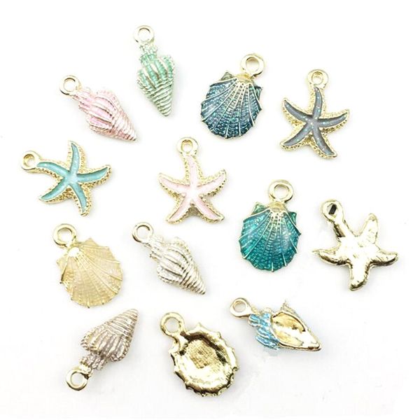 10pcs coloful nautical drop oil ocean starfish shell conch sea enamel charms diy bracelet necklace earring jewelry diy craft, Bronze;silver
10pcs coloful nautical drop oil ocean starfish shell conch sea enamel charms diy bracelet necklace earring jewelry diy craft, Bronze;silver
