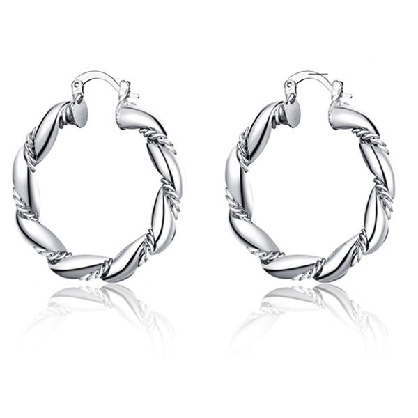 dress up girl silver jewelry hoop earring european style creative twisted rope round earring for women exquisite git present, Golden
dress up girl silver jewelry hoop earring european style creative twisted rope round earring for women exquisite git present, Golden