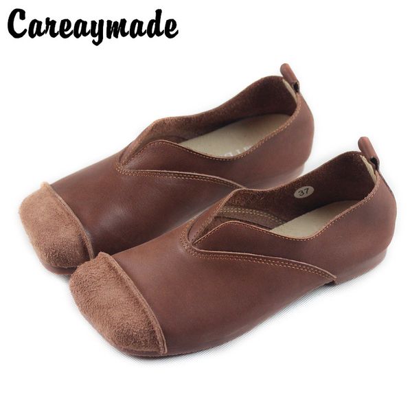 careaymade-women's shoes art flat shoes genuine leather spring and autumn cow tendon soft sole comfortable single, Black
careaymade-women's shoes art flat shoes genuine leather spring and autumn cow tendon soft sole comfortable single, Black
