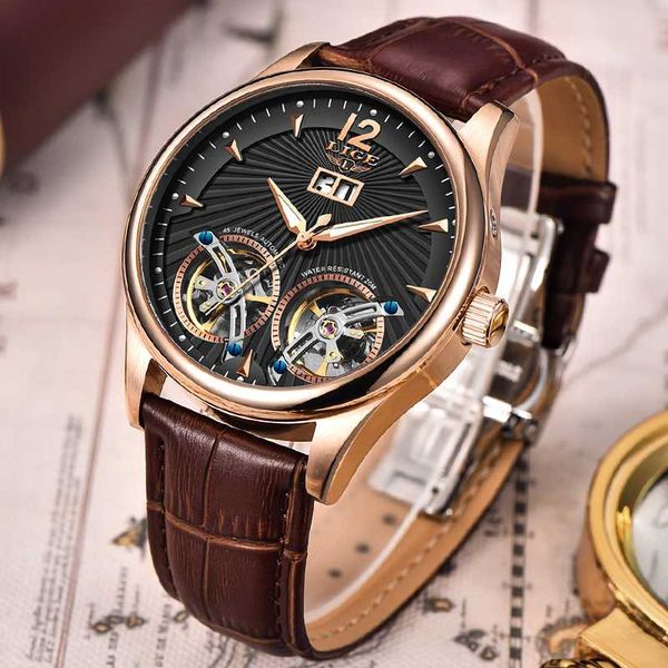 new 2020 watch men lige casual leather double mechanical wristwatch mens watches automatic clock+box, Slivery;brown
new 2020 watch men lige casual leather double mechanical wristwatch mens watches automatic clock+box, Slivery;brown