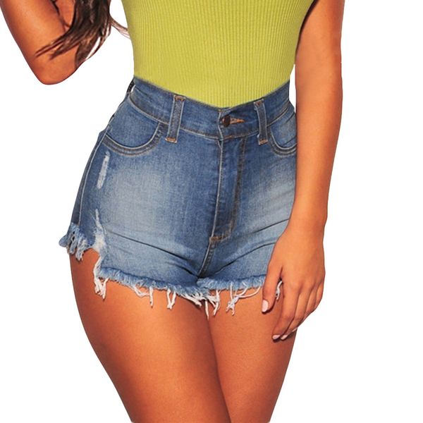 women's jeans fashion for women summer denim pants female mid waist hole ripped slim shorts senhoras l41, Blue
women's jeans fashion for women summer denim pants female mid waist hole ripped slim shorts senhoras l41, Blue