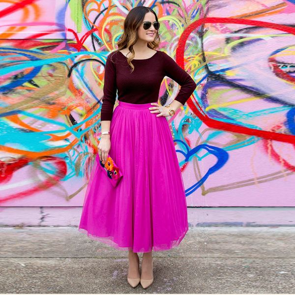 colored fuchsia color ankle length tulle skirts women zipper style pink fashion tutu skirt female clothing saia, Black
colored fuchsia color ankle length tulle skirts women zipper style pink fashion tutu skirt female clothing saia, Black